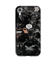 Iphone XR Uyumlu Batman Aesthetic Tasarımlı Şeffaf Telefon Kılıfı