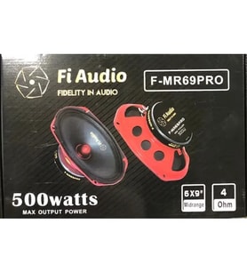 Fi Audio F-MR69 Pro 6×9¨ Oval Midrange Hoparlör (Siyah)