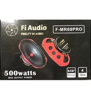 Fi Audio F-MR69 Pro 6×9¨ Oval Midrange Hoparlör (Siyah)