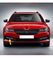 Skoda Superb 2020-2023 Ön Sağ Sis Farı Çıtası Siyah 3V0853768C