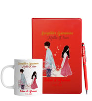 Sevgililer Gününe Özel Kırmızı Defter Kalem & Kupa Hediye Seti 29