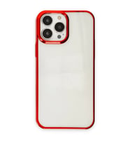 Apple iPhone 13 Pro Max Kılıf Element Silikon - Kırmızı