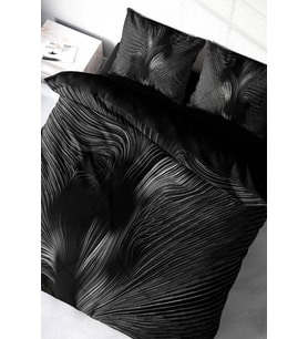 Nevresim Takımı %100 Doğal Pamuk Çift Kişilik 3d Digital Gray Motion