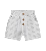 Civil Baby Çizgili 6-18 Ay Şort - Ekru