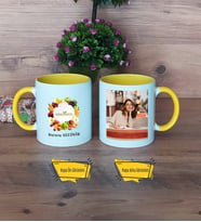 Diyetisyen Kupa Bardak Sarı Fotoğraflı Diyetisyenler Günü Hediyesi