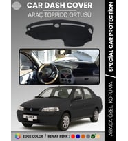 FIAT ALBEA (1999-2005) Torpido Örtüsü Ön Göğüs Torpido Koruma Tam Uyum Çatlamayı Önler Kolay Montaj