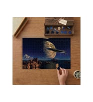 Gezegen - Uzay Aracı - Galaksi Tasarımı 240 parça Ahşap Puzzle Ahşap Kutuda MP06458