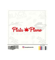 Plata Plomo Oto Sticker 20 Cm