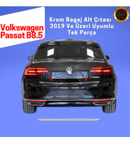 VW Passat B8.5 Krom Bagaj Alt Çıtası 2019 ve üzeri P.Çelik (Gümüş)