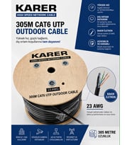 UTP CAT6 KABLO 305MT OUTDOOR 23AWG