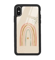iPhone Xs Suluboya Art Tasarımlı Glossy Telefon Kılıfı