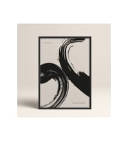 Çerçeveli Boho Bohemian Linear Çizgisel Modern Soyut Art Tablo
