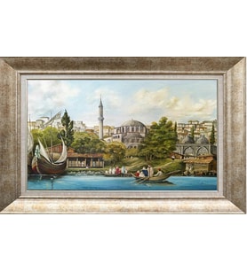 GÜMÜŞ ÇERÇEVELİ TABLO N1221