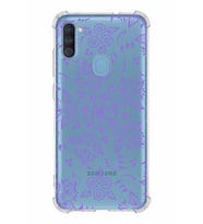 Samsung Galaxy A11  Köşe Korumalı Antişok Kapak Nostalji Desen Tasarımlı Şeffaf  Kılıf