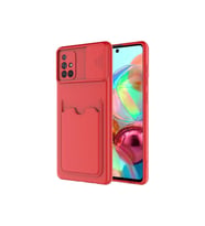 Samsung Galaxy A51 Uyumlu Kılıf Zore Kartix Kapak (Kırmızı)