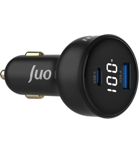 100W Led Ekranlı Type-C + USB-A Araç Şarj Aleti iPhone & Android & Notebook Araç içi Şarj Cihazı