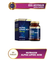 Nutraxin Alpha Lipoic Acid 200 Mg 60 Tablet (Renksiz)