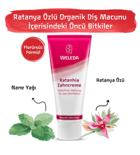 Weleda Ratanhia Özlü Doğal Diş Macunu 75 ml
