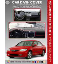 HONDA CIVIC VTEC2 (2003-2005) Torpido Örtüsü Torpido Koruma Tam Uyum Çatlamayı Önler Kolay Montaj