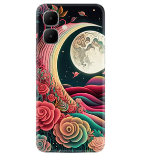 Infinix Smart 10 Kılıf Boutique Baskılı Resimli Platonik Ay Pcode -073