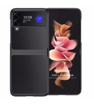Microsonic Samsung Galaxy Z Flip 3 Kılıf Shell Platinum Siyah