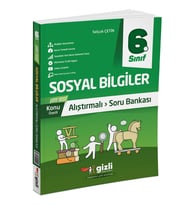 GİZLİ YAYINLARI 6.SINIF ALIŞTIRMALI SOSYAL BİLGİLER SORU BANKASI