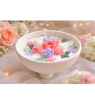 Mumelia Candles Pastel Düşler - Doğal Soya Seramik Kase Tasarım Mum