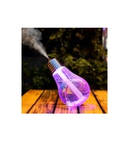 Ampül Görünümlü 400 ML Masa Üstü Oda Hava Nemlendirici 7 Renk Led Işıklı