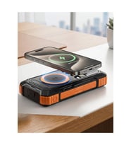 20000 mAh Powerbank Güneş Enerjili Kablosuz Şarj Hızlı Şarj Taşınabilir Batarya (Kopya)