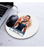 Kişiye Özel Hediye Karikatürlü En İyi Erkek Jimnastikçi Mousepad