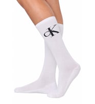 Calvin Klein Jeans Organik Cotton 2 Pack Sock White Pamuklu Bilek Çorap 2 li Pkt Beyaz