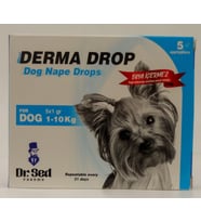 Maxi Derma Köpek Ense Damlası 1-10 kg 5'li Damla Paketi 5 x 1 gr (Karışık)