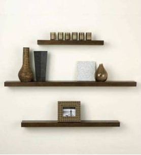 50*70*90 CM 18 MM ÜÇLÜ DUVAR RAF SETİ