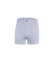 Yıldız Erkek Penye Emprime Desenli Boxer 35 - 9 Adet (Beyaz)