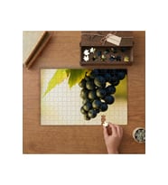 Siyah Üzüm Tasarımı 240 parça Ahşap Puzzle Ahşap Kutuda MP01843