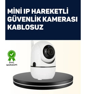 Yüksek Çözünürlüklü Hareket Takipli Kablosuz Güvenlik Kamerası – 1080p, Gece Görüşlü