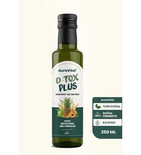 Doğal Fermantasyon Detoks Sirkesi Detox Plus Sirke Ananas Sirkesi ve Yeşil Elma Sirkesi