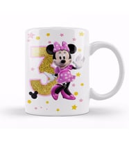 Mini Fare Minnie Mouse 3 Üç Yaş Hediyesi Kupa Bardak Porselen