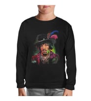 Jimi Hendrix Siyah Çocuk Sweatshirt