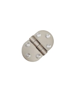 ALÜMİNYUM 4 CM OVAL MENTESE 40 X 68 X 3,3 MM / 10 ADET