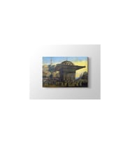 Antoine Ignace Melling - Tophane Çeşmesi Istanbul Tablo - 105989 - 35x35 Cm