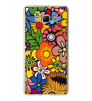 PrintiFy Samsung Galaxy A7 ile Uyumlu 1mm Slim Fit Retro Colors 2 Baskılı Şeffaf  Kılıf