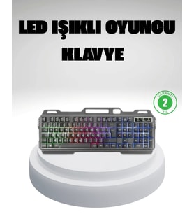 RGB Işıklı Oyuncu Klavye Mouse Seti – Türkçe Q, Ayarlanabilir DPI, Ergonomik ve Dayanıklı Tasarım