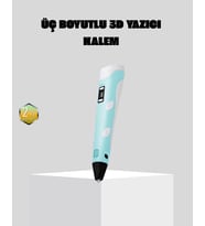 3d Kalem Ergonomik Ve 1.75 Mm Filament Destekli Fdm Yazıcı Kalemi