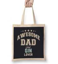 Fathers Day Awesome Dad And Cricket Lover Bez Çanta Uzun Saplı