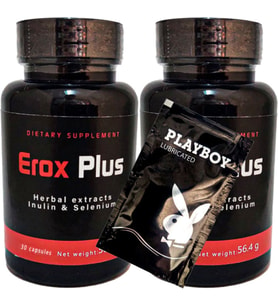 Eroxplus Erkeklere 2ADET 30LU Özel Perfor.mans Destekleme BRK:012 + Hediy.e Kayan Jel