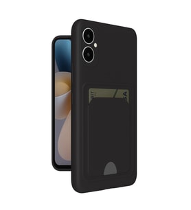 Samsung Galaxy A05 Kelvin Kartvizitli Silikon - Siyah