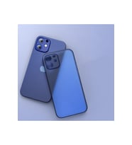 Iphone 13 PRO MAX Uyumlu 0,2 Mm Pp Buzlu Ultra Ince Sert Silikon Kamera Korumalı Kılıf
