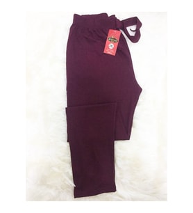 Cepli Viskon Kadın Pijama Altı r1 (Bordo)