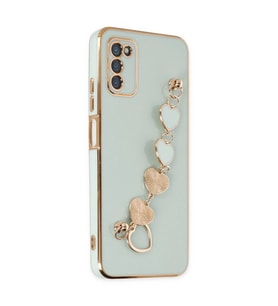 Samsung Galaxy A03s Kılıf Esila Silikon - Su Yeşili